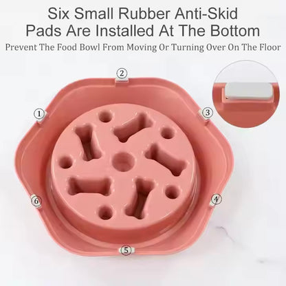 Dog Slow Feeder Bowl | Bone Design