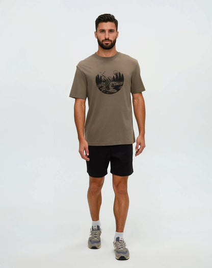再生可能レイクライフポータルTシャツ
