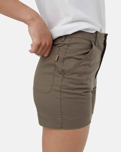 Twill High Waist Short