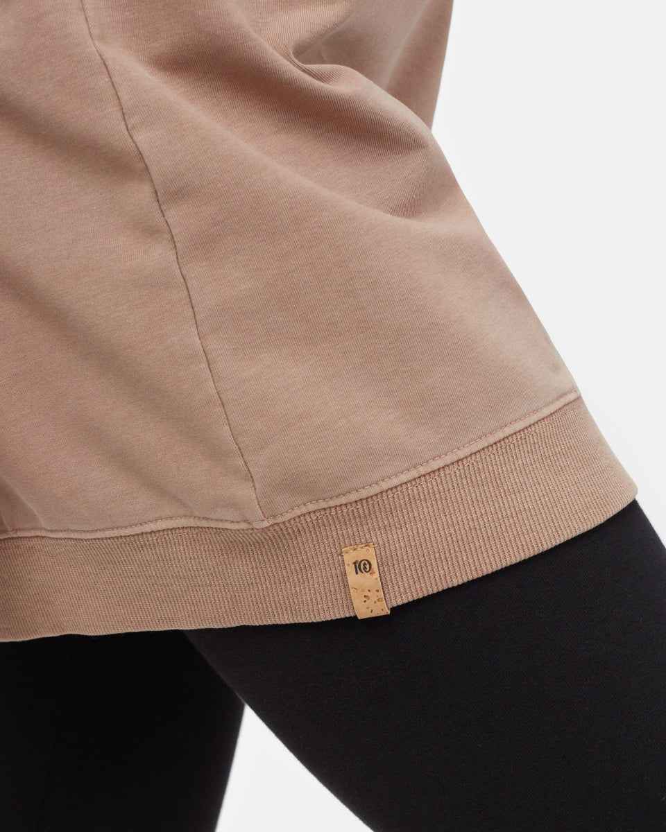 Oversized French Terry Hoodie Dress