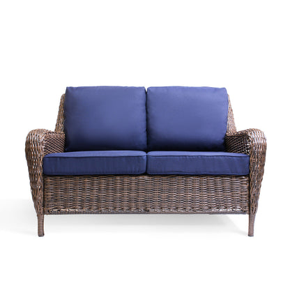 Cambridge Wicker Outdoor Loveseat - AURABAGS SHOP