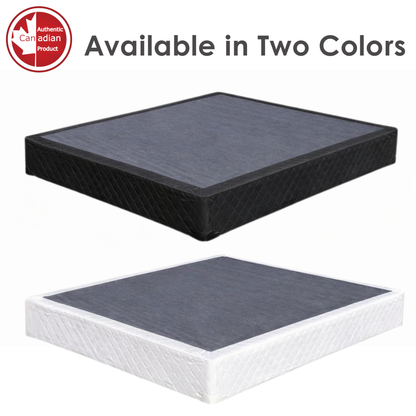 UltraFlex® REVIVE- Hybrid 12” Mattress and BoxSpring Set Breathable Pillowtop, Spinal Support HDcoils, Luxury Comfort Hypoallergic Foam Encasement, Pressure Relieving Coils, Eco-Friendly Mattress (Made in Canada)