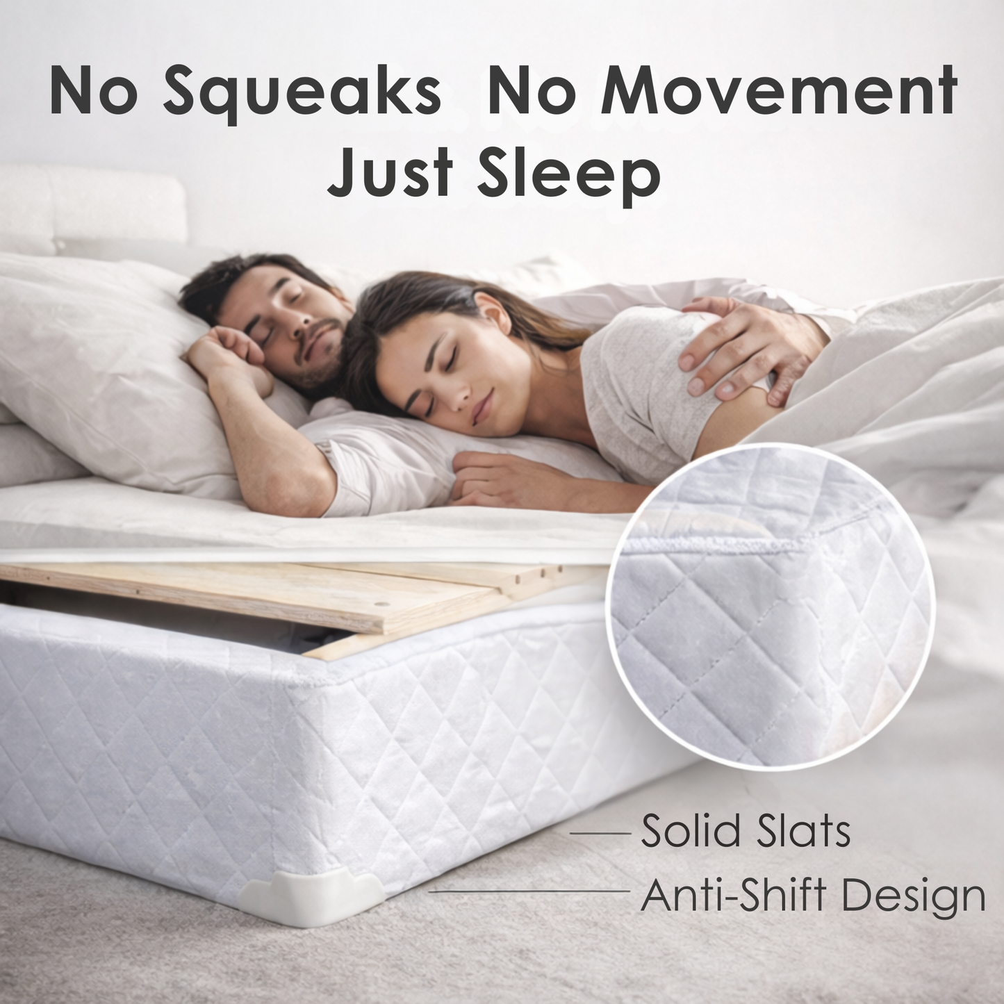 UltraFlex® Premium Solid Wood Box Spring Mattress Foundation 2" Low Profile - Twin, Double, Queen, King | Premium Heavy Duty Mattress Base, No Assembly Required, Compatible with All Mattress Types- Made in Canada