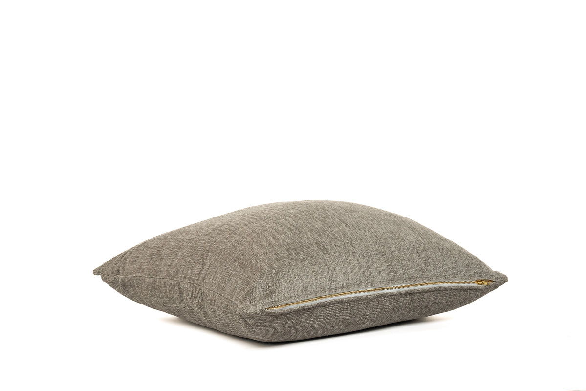 Grey Chenille Cushion Cover