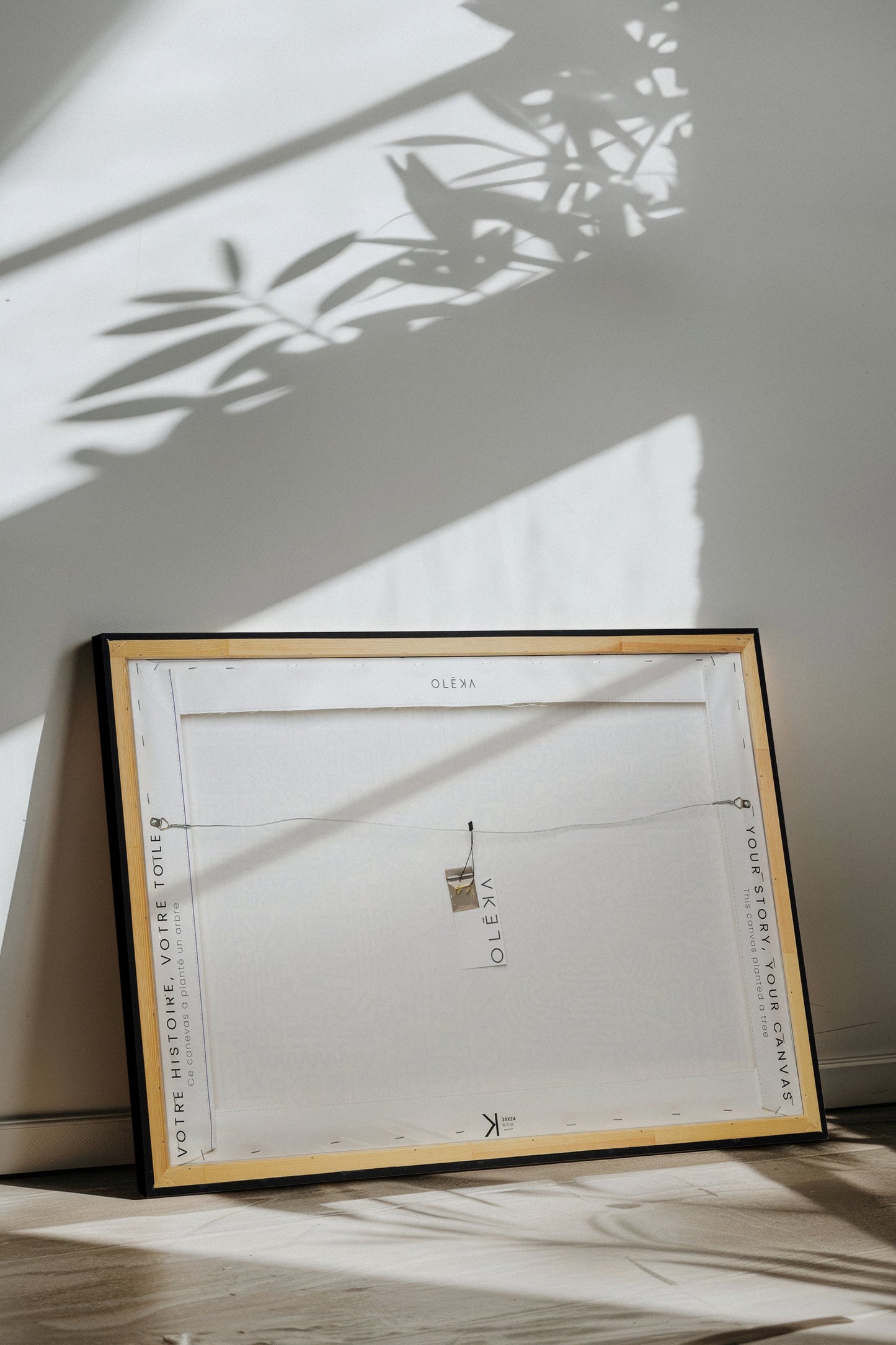 FRAGMENTS NATURELS, Oeuvre sur toile étirée