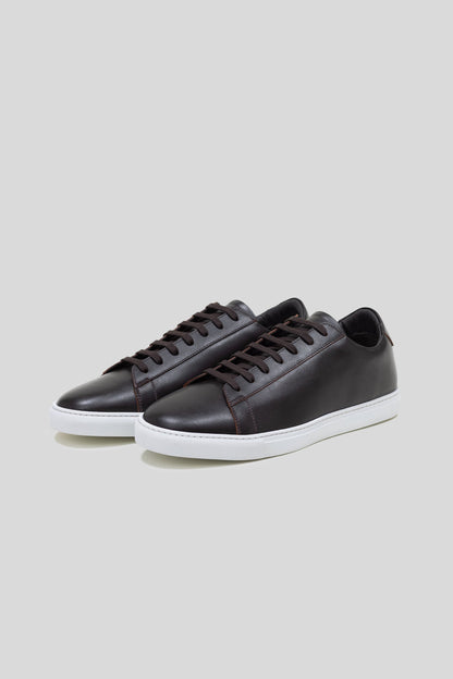 Dark Brown Calfskin Città Sneaker