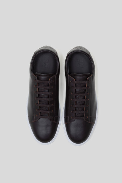 Dark Brown Calfskin Città Sneaker