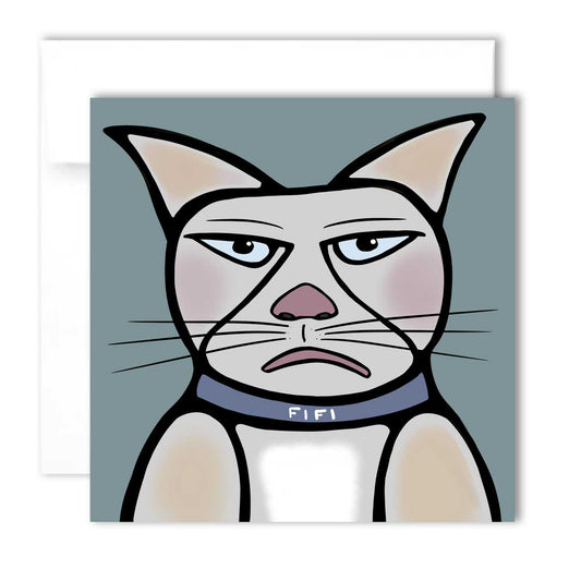 Greeting Card - Fifi the Cat