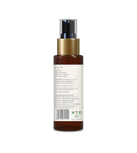 Forest Essentials Fragrant Body Mist Honey Vanilla | Aloe Vera juice infused Perfume Spray to keep Skin Scented & Hydrated Through the Day