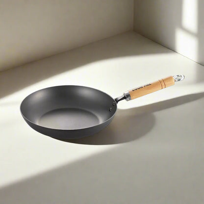 Yoshikawa Cook-Pal Ren Nitrierte Karbonstahl Bratpfanne 28cm – Hergestellt in Japan
