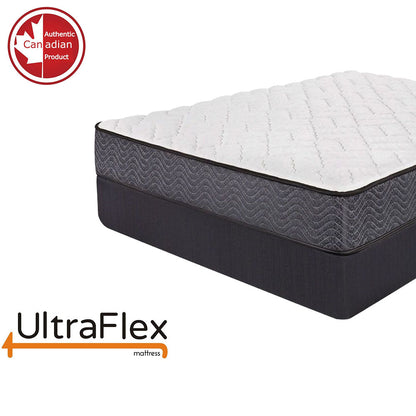 UltraFlex® PRESTIGE - Orthopedic Heavy-Duty Hybrid HDCoils, with Posture Support High-Density Foam Casing, Low Motion Transfer (Made in Canada) - With Waterproof Mattress Protector