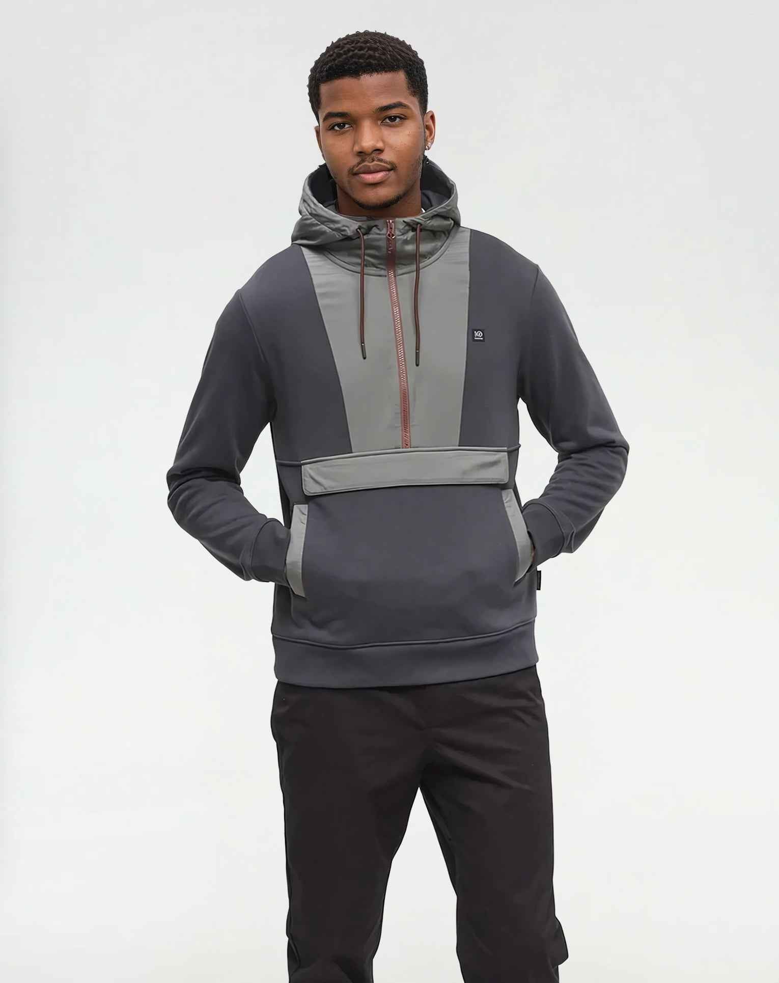 SeaFleece Contrast Anorak Hoodie
