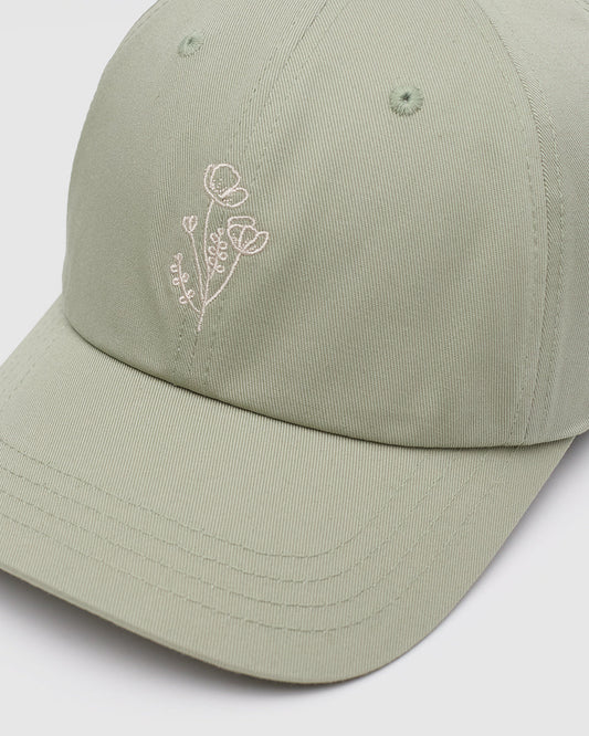 Flower Embroidery Peak Hat