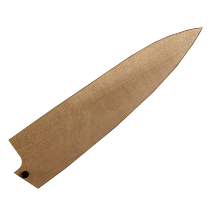 Ginza Steel Magnolie Holz Saya für 200mm Gyuto/Santoku Messer