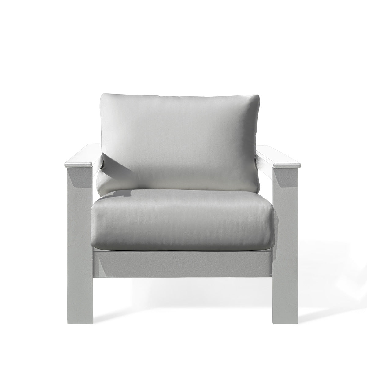Hickory Polymer Outdoor Club Chair with Sunbrella® Cushions - AURABAGS SHOP