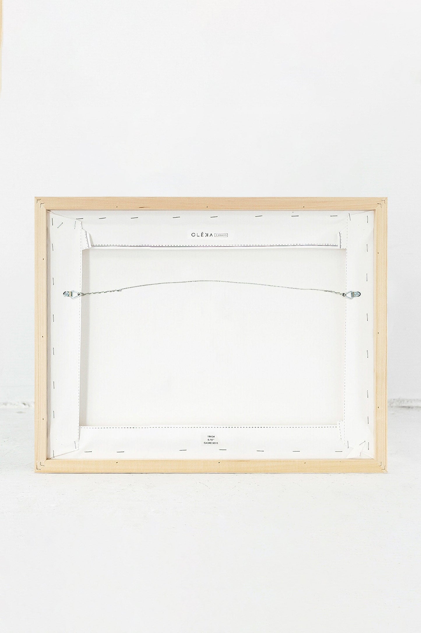 DOUCEUR DE LIN, Oeuvre sur toile étirée