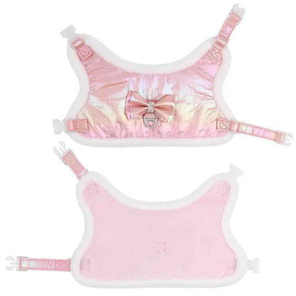 Waterproof Bow Dog Harness & Leash Set