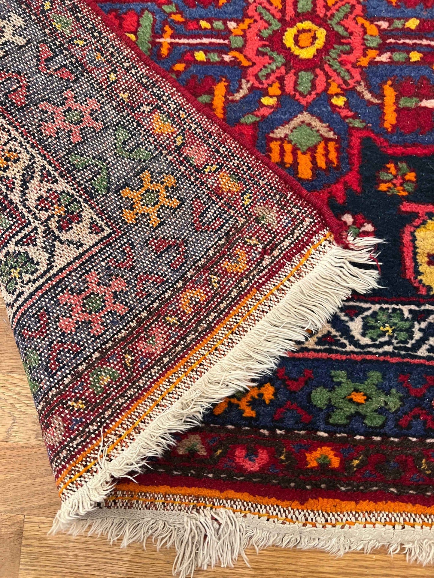 Persian Hamadan Runner Rug | 3' 5" x 8' 3"