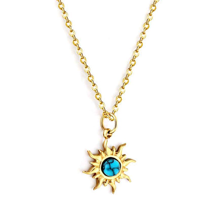 Azure Bloom Pendant