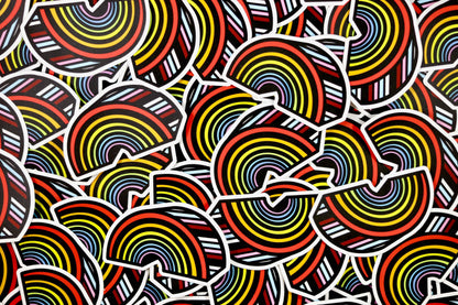 3D Rainbow Sticker