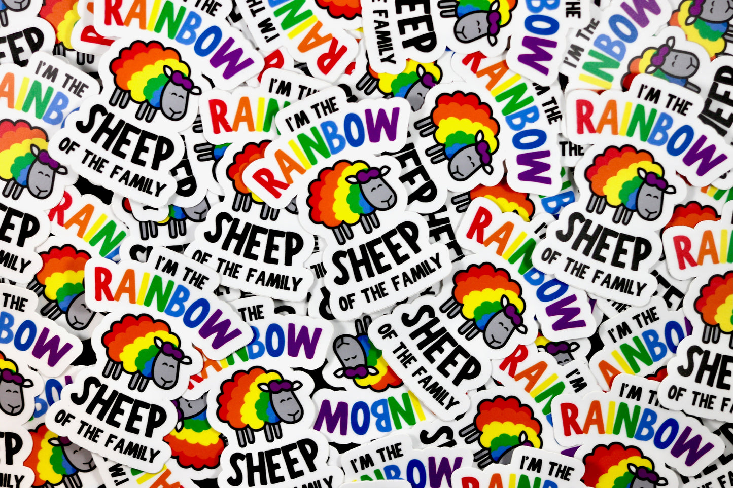 Rainbow Sheep Sticker