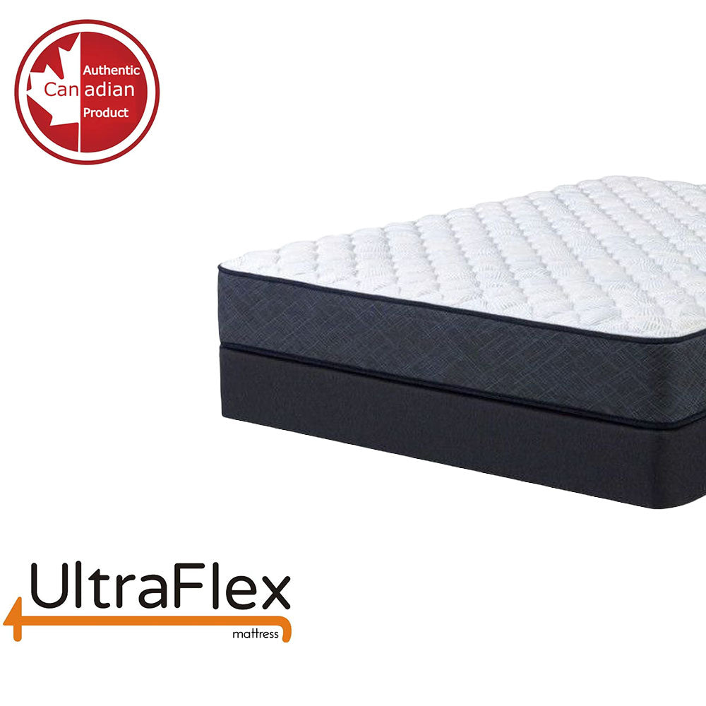UltraFlex® RADIANCE - High-Density Natural Blend Foam Encasing, Cooling Gel, Eco-Friendly Orthopedic Mattress With Multiple Spinal Support Zones (Made in Canada)- With Waterproof Mattress Protector.