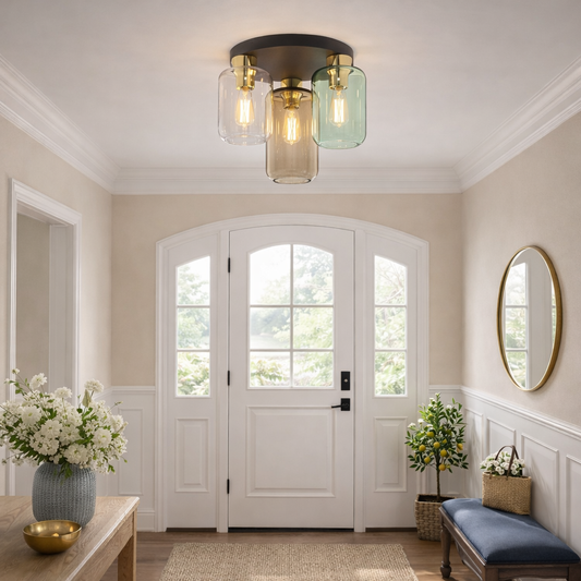 Marco Mid-Century Modern Flush Mount Light 3 - AURABAGS SHOP
