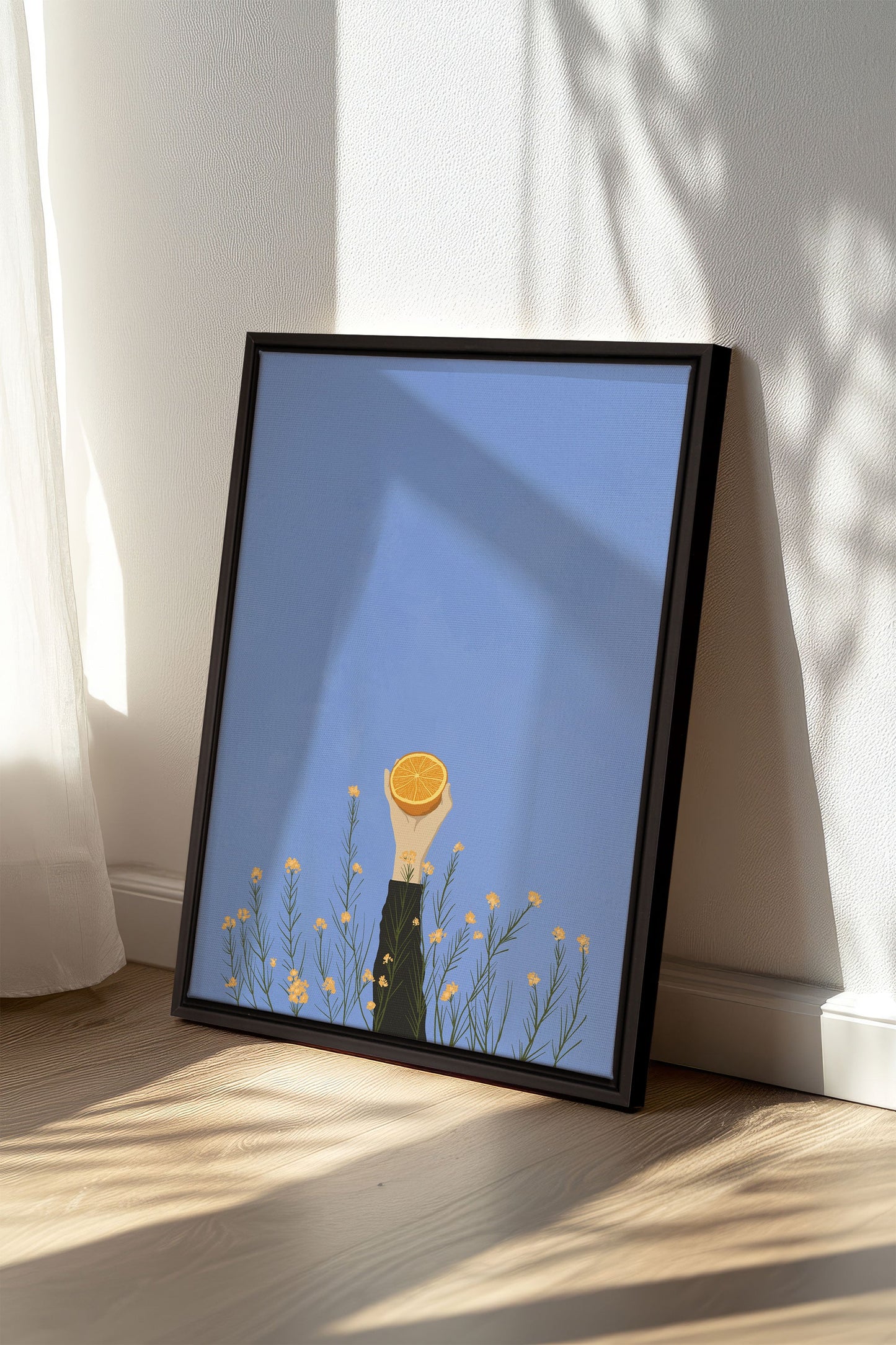 FLORAISON D'AGRUMES, Oeuvre sur toile étirée