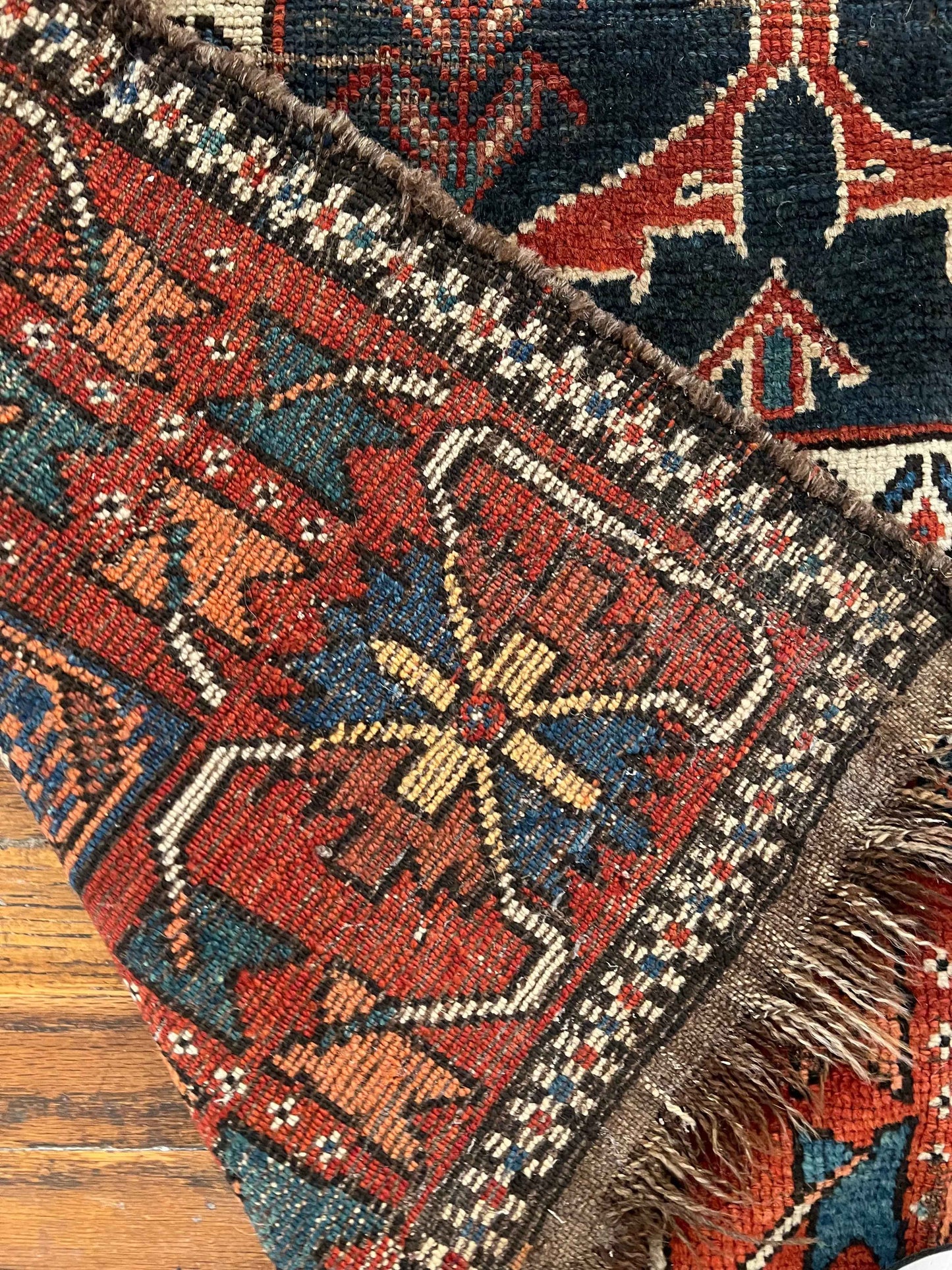 Antique Persian Afshar Rug | 7’ 4" x 5’