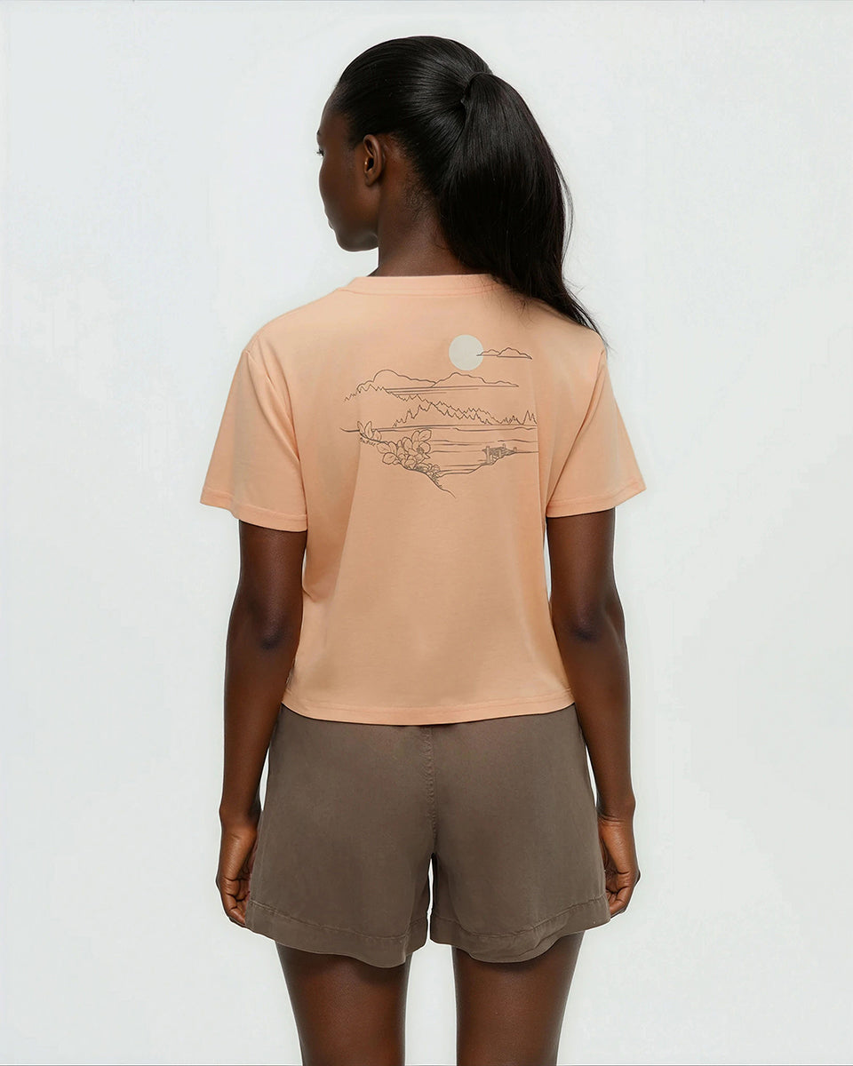 Wild Rose Lake Crop T-Shirt