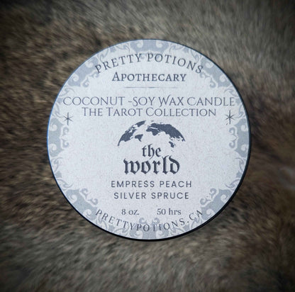 THE WORLD Tarot Collection Candle
