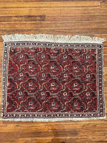 Persian Bijar Rug | 2' 2" x 2' 11"
