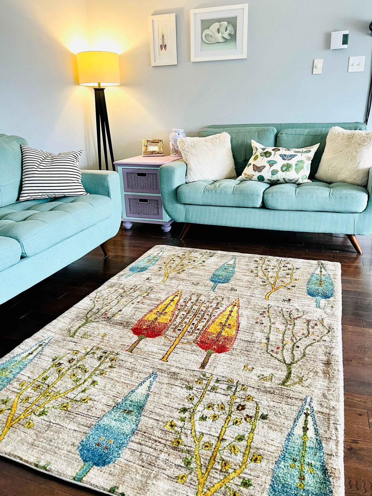Persian Gabbeh Rug | 6’ 6” x 4’ 7”