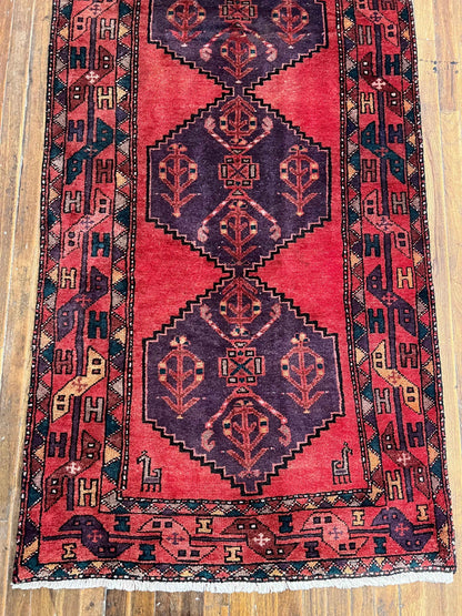 Persian vintage runner | 9’9” x 3’5”