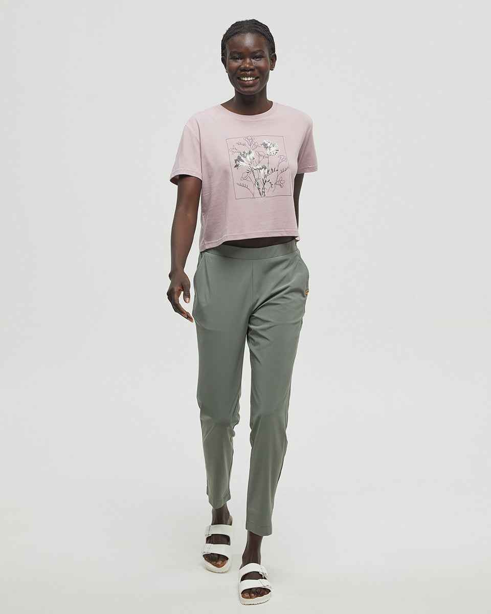 Floral Crop T-Shirt