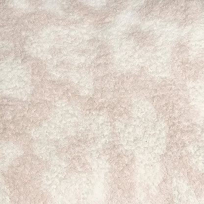 Primrose Pink and Soft White Vintage Floral Print Extended Throw
