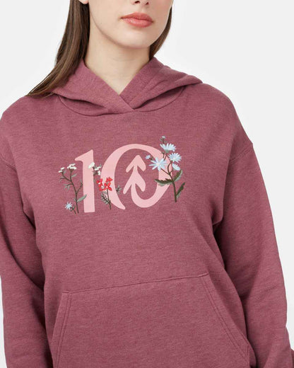 Floral Logo Hoodie