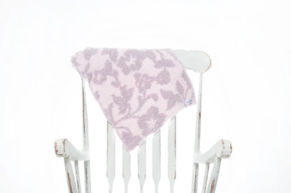 Iced Lilac & Powder Vintage Floral Print Lovey