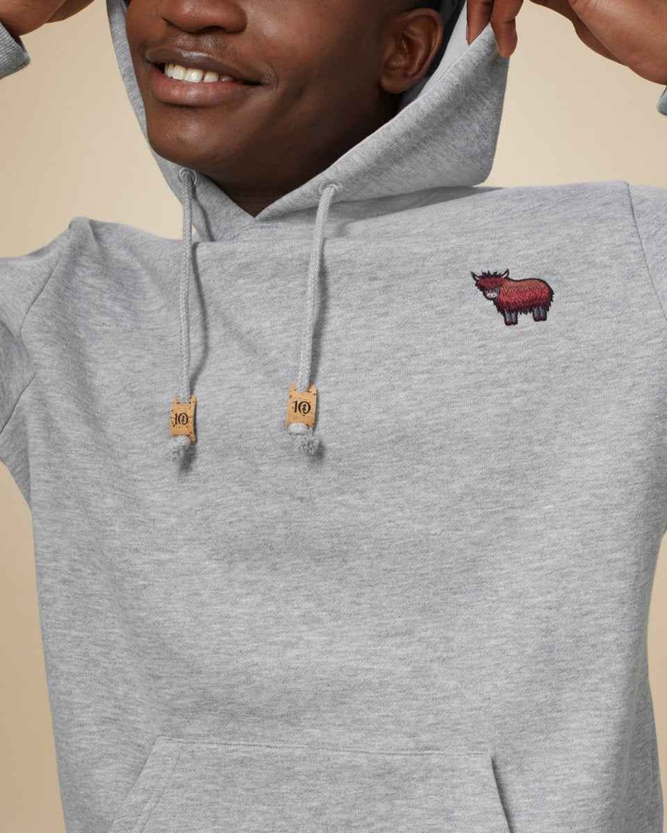 Nepal Embroidered Yak Hoodie