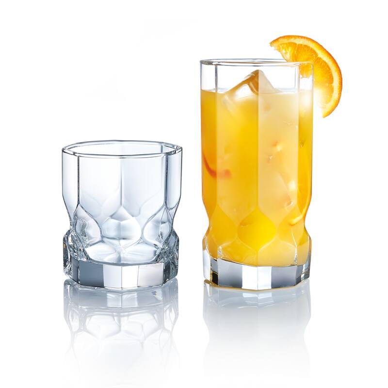 Luminarc 16 Piece Topaz Glassware Set