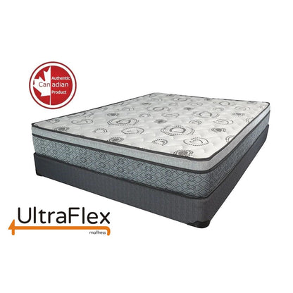 UltraFlex® EVOKE Mattress and BoxSpring Set Orthopedic, Smart Cool Gel Memory Foam, Eco-friendly FIRM Mattress (Made in Canada)