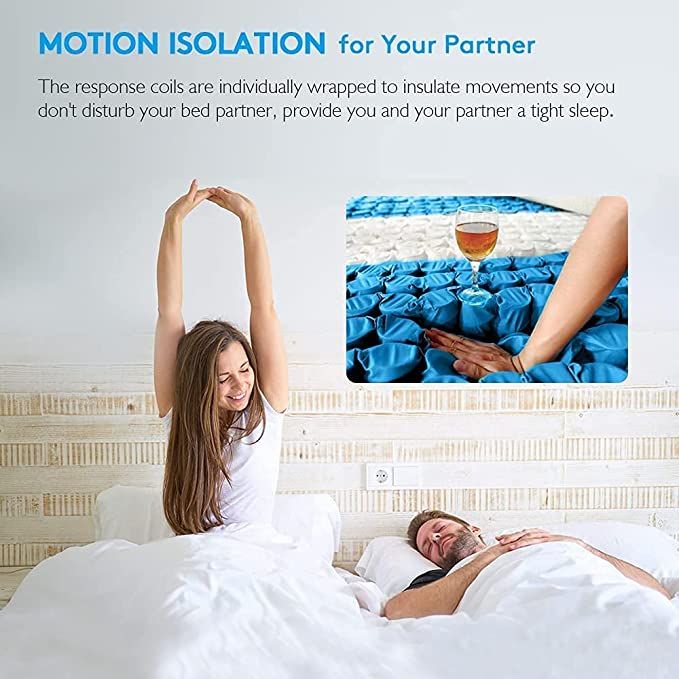 UltraFlex® HARMONY Matratzen- und Boxspring-Set, orthopädisch, Federkern, Komfortschicht aus Schaumstoff, ummantelt, umweltfreundliche Hybridmatratze (Hergestellt in Kanada)