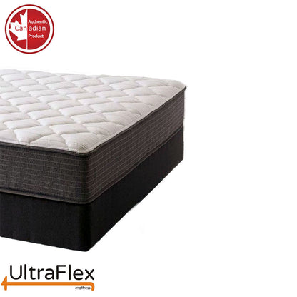 UltraFlex® ASPIRE- Supportive Medium-Firm Foam Mattress with Cool Gel Memory Foam for Pressure Relief, with Waterproof Protector. Made in Canada.