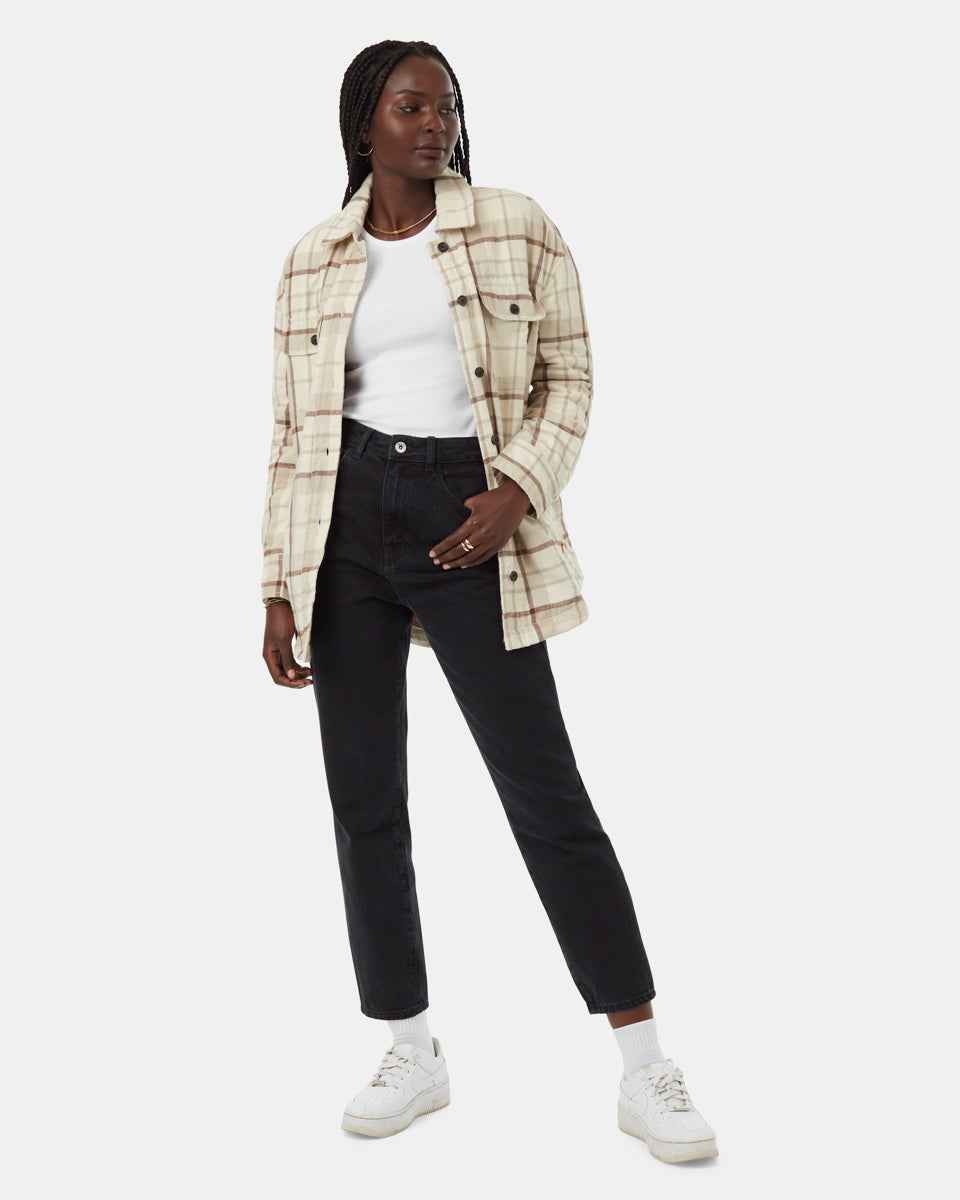 Kapok Flannel Insulated Jacket