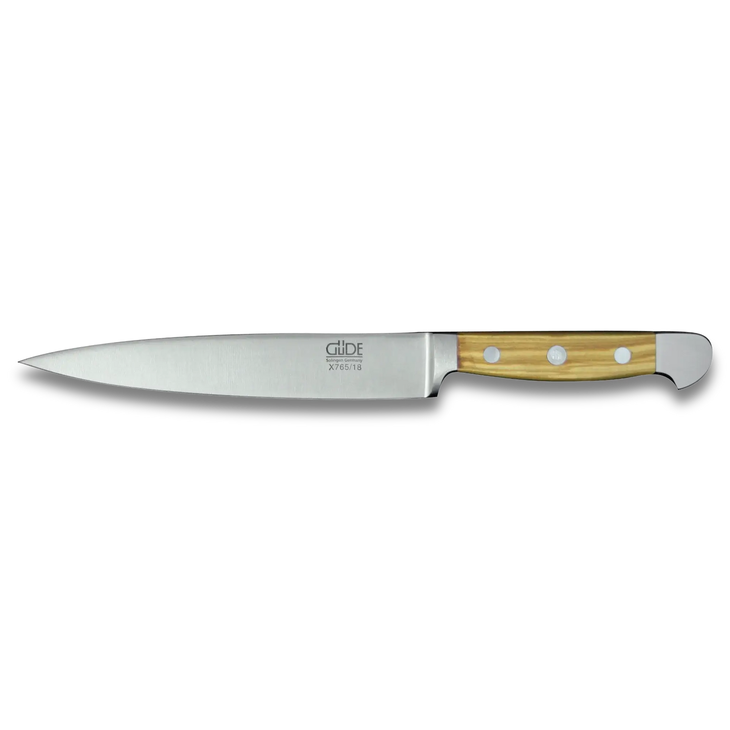 ALPHA OLIVE | Filetiermesser 18 cm (flexibel) | Geschmiedeter Stahl / Olivenholzgriff