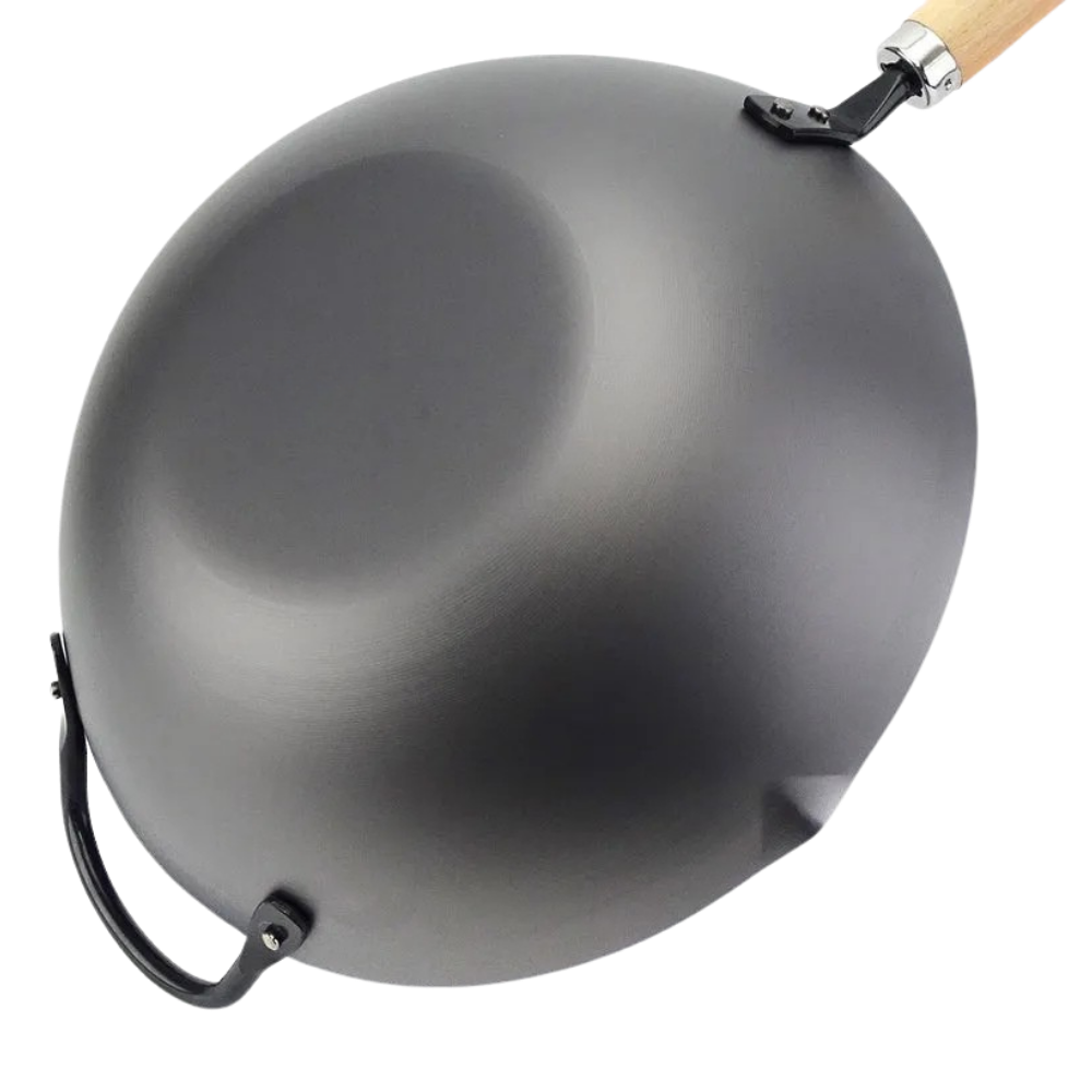 Yoshikawa Cook-Pal Ren Wok aus nitriertem Karbonstahl 30CM - JAPAN