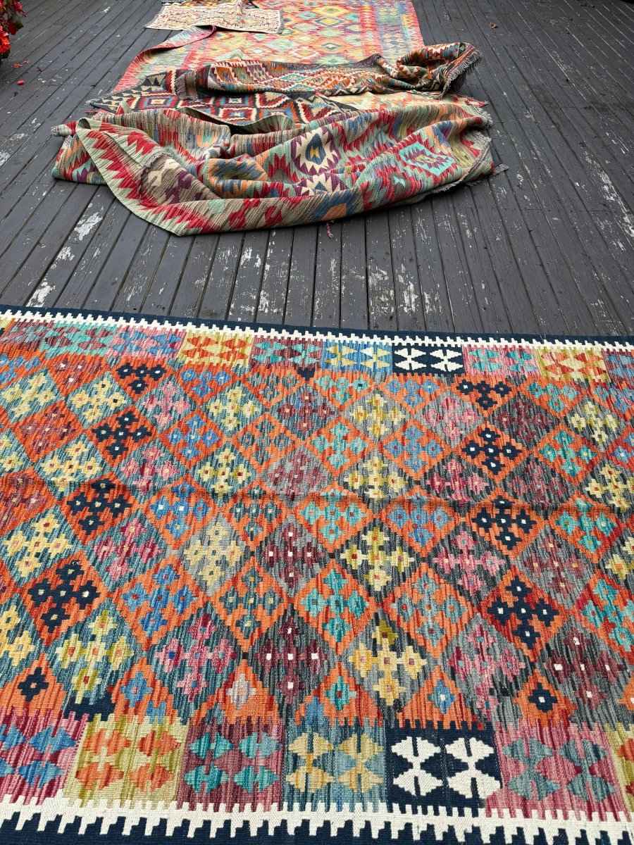 Afghan Maimana Kilim Rug | 4' 6" x 7' 6"