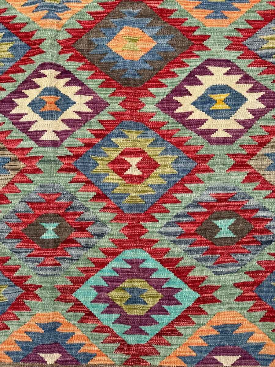 Afghan Maimana Kilim Rug | 5' 10" x 8' 5"