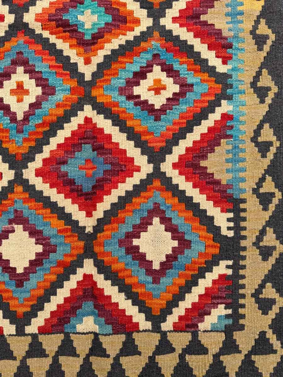 Afghan Maimana Kilim Runner | 2' 7" x 6' 8"