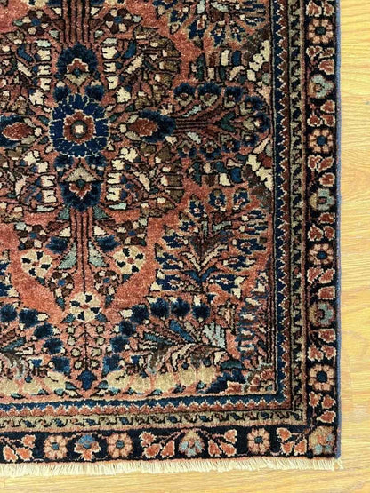 Antique Persian Sarouk Rug | 2' 4" x 1' 11"